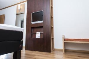 TV a/nebo společenská místnost v ubytování Good Morning Erfurt