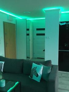 Posedenie v ubytovaní Apartament Miętowa Zebra