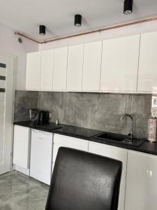 A kitchen or kitchenette at Apartament Baltic Korona B20