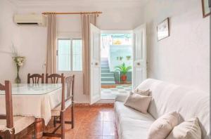 Гостиная зона в Paraíso rural con piscina