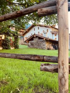 A garden outside Lo Paglier - Le Four des Alpes