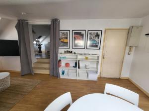 Kuchyňa alebo kuchynka v ubytovaní Appartement style loft en centre ville