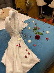 Spa Intimo Doboj客房内的一张或多张床位