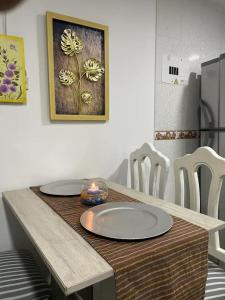 Zona de comedor en el apartamento