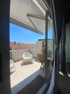 A seating area at La casa di Angelina