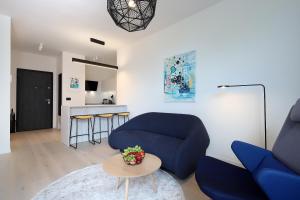 Kuchyňa alebo kuchynka v ubytovaní Blue Dot Apartment