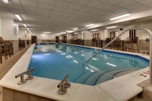 a large swimming pool in a hotel room at Drury Plaza Hotel Cleveland Downtown in Cleveland