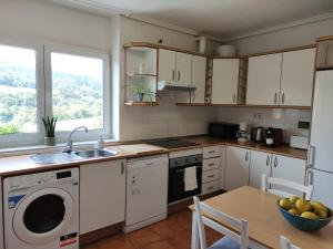 Kuchyňa alebo kuchynka v ubytovaní Apartamento Itsasoa Barrika