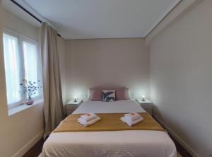 Posteľ alebo postele v izbe v ubytovaní Apartamento Itsasoa Barrika