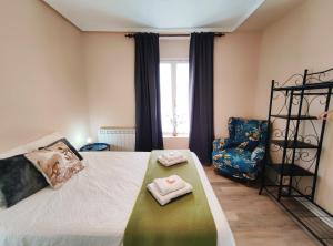 Posteľ alebo postele v izbe v ubytovaní Apartamento Itsasoa Barrika