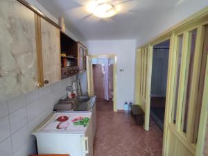 Kuchyň nebo kuchyňský kout v ubytování Apartman Sole