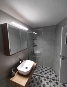 Koupelna v ubytování Rosolio