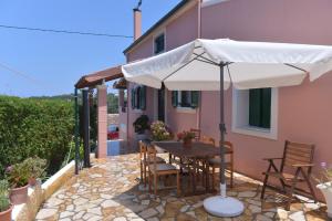 Balkón nebo terasa v ubytování Villa Eleni Peritheia BY CorfuEscapes