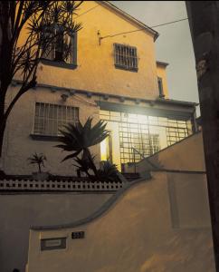 サンパウロにあるFriends forever hostelの大黄色の家