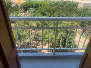 a view from the door of a balcony at Anixi in Astypalaia Town