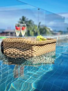 Nápoje v ubytování Cobertura Caju Rosa - Praia do Marceneiro-Milagres