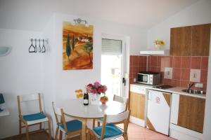 Kuchyň nebo kuchyňský kout v ubytování Apartments Gavric