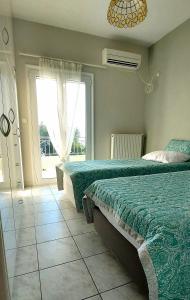 A bed or beds in a room at Villa Panorama