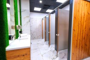 Koupelna v ubytování Ljubljana Capsule Hostel