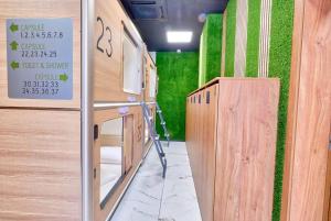 Koupelna v ubytování Ljubljana Capsule Hostel
