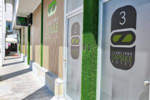 Certifikát, hodnocení, plakát nebo jiný dokument vystavený v ubytování Ljubljana Capsule Hostel