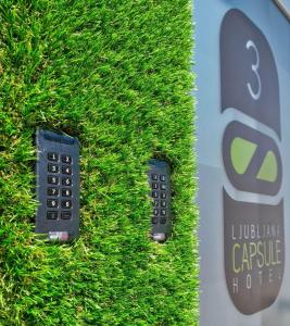 Certifikát, hodnocení, plakát nebo jiný dokument vystavený v ubytování Ljubljana Capsule Hostel