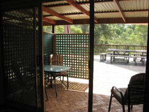 Μπαλκόνι ή βεράντα στο Tweed Valley Lodge