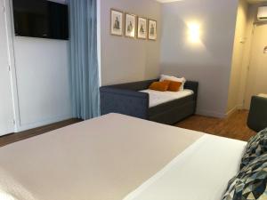 Postel nebo postele na pokoji v ubytování chambre suite B&B