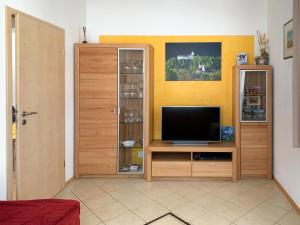 Μια τηλεόραση ή/και κέντρο ψυχαγωγίας στο Ferienwohnung Schmidt