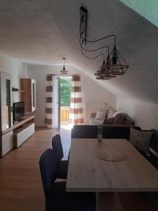 Posezení v ubytování Ferienwohnung Anika