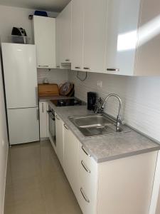 Kuchyňa alebo kuchynka v ubytovaní APARTMAN LOLA