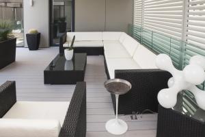 Гостиная зона в La Loge de mer, Lodge urbain