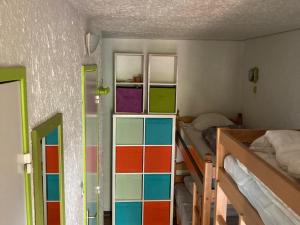 Giường tầng trong phòng chung tại Studio Pra-Loup, 1 pièce, 6 personnes - FR-1-165A-5