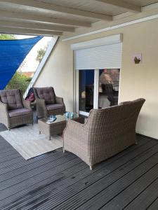 A seating area at Maria Vendéghaz
