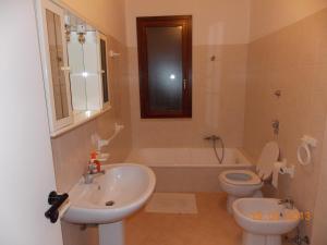 Koupelna v ubytování Marsala Casa Vacanza Villetta