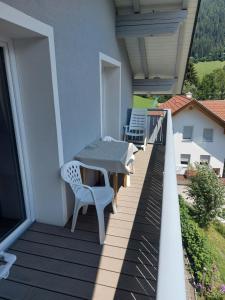 Balkón alebo terasa v ubytovaní Appartement Hinteregger