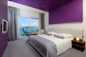 Krevet ili kreveti u jedinici u okviru objekta Hotel Split
