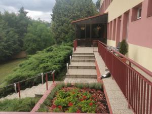 Vonkajšia záhrada v ubytovaní Penzion Zornicka