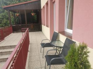 Balkón alebo terasa v ubytovaní Penzion Zornicka