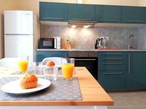 Kuchyň nebo kuchyňský kout v ubytování Mazi Apartments Penthouse