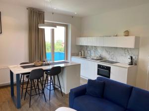 Η κουζίνα ή μικρή κουζίνα στο Apartmány Veternica v Bernarde