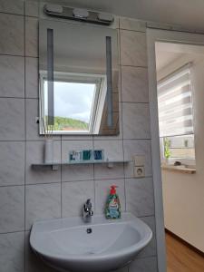 Koupelna v ubytování Apartment Q im Zentrum von Königsbronn