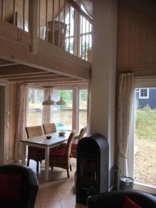 Posezení v ubytování Baabe-Strandhaus