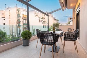 Balkón alebo terasa v ubytovaní A&N Athens Luxury Apartments - Akadimou + 36 fotografií