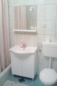 Koupelna v ubytování Apartments by the sea Starigrad, Paklenica - 6623