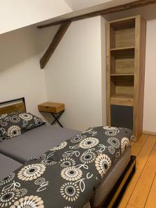 Postel nebo postele na pokoji v ubytování Apartmán KSlife