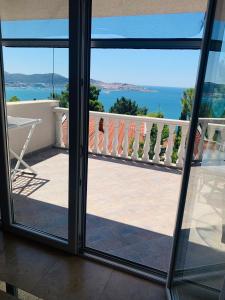 a view of the ocean from a window at Imperia in Bar