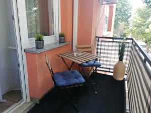 Balkón nebo terasa v ubytování Friday Apartments