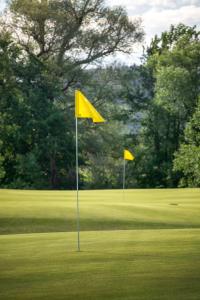 Golf pri penzióne alebo okolí