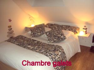 Postel nebo postele na pokoji v ubytování Auberge An Douar